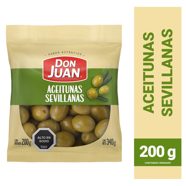 Aceitunas Sevillanas Bolsa, 340 g | Apishop