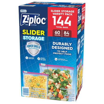 Bolsas Herméticas Variedades Slider Ziploc 144 un | Apishop.cl