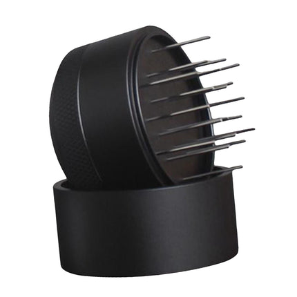 Agitador De Café Manual Distribuidor Espresso Stirrer 20 Pines Profundidad Ajustable 51 Mm Negro