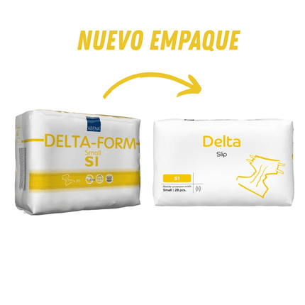 Pañales Adultos Abena Delta Slip S1 Small, 28 unidades