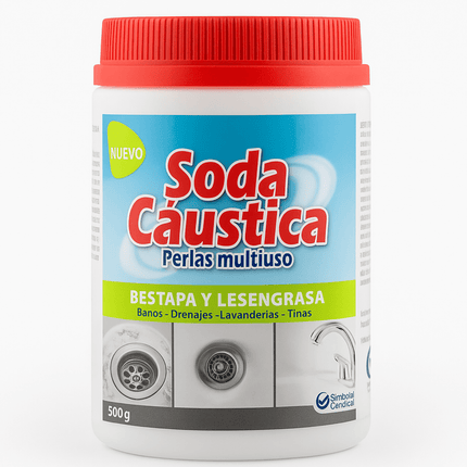 Soda Cáustica En Perlas Pote 1/2kg Passol Original
