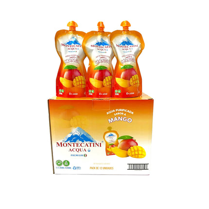 Montecatini Acqua sabor Mango Pack x12