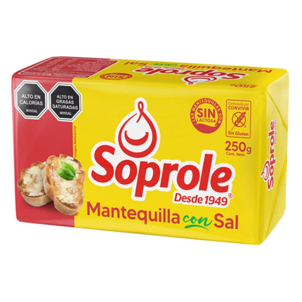 Mantequilla  con Sal, 250 g - Soprole | Apishop