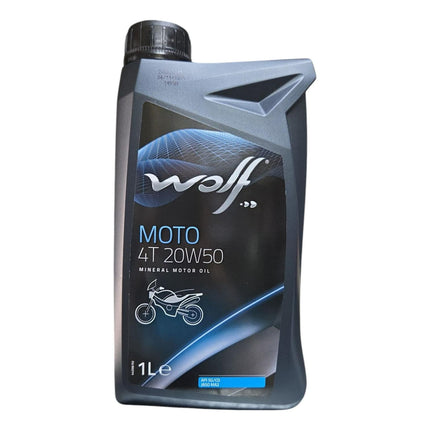 Aceite Para Moto Wolf 20w50 4t Mineral 1l Original