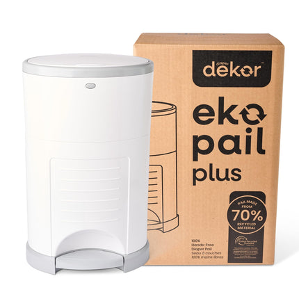 Cubo de pañales Dekor EKO Plus blanco ecológico