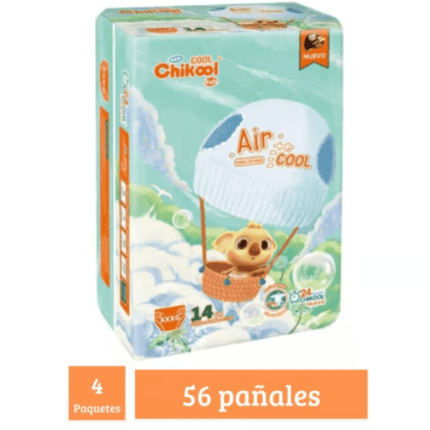 Pañal Chikool Cool New Xxxg 4 Paquetes