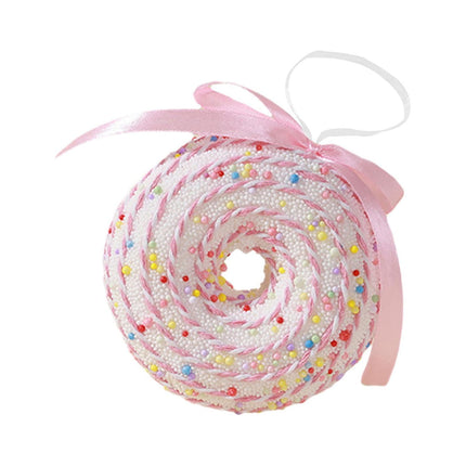 Adorno Colgante Para árbol De Navidad, Dulce Para Restaurante, Fiesta Temática, Dormitorio, Donuts Coloridos