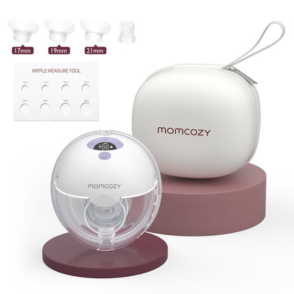 Extractor de Leche Eléctrico Momcozy M5 Wearable Morado