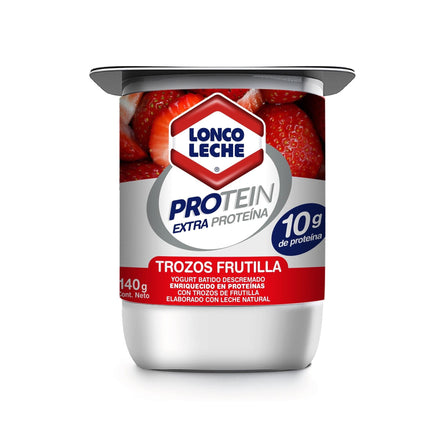 Yoghurt Protein Trozos Frutilla, 140 g | Apishop