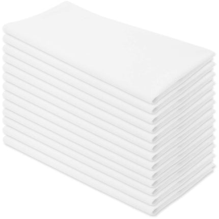 Juego de 13 paños de cocina con forma de saco de harina Aunti Em, color blanco