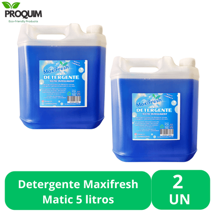 Detergente Liquido Maxifresh Matic 5 Litros eco 2 Unidades