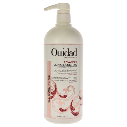 Shampoo Ouidad Antiencrespamiento De Control Climático Avanzado 1000ml Unisex