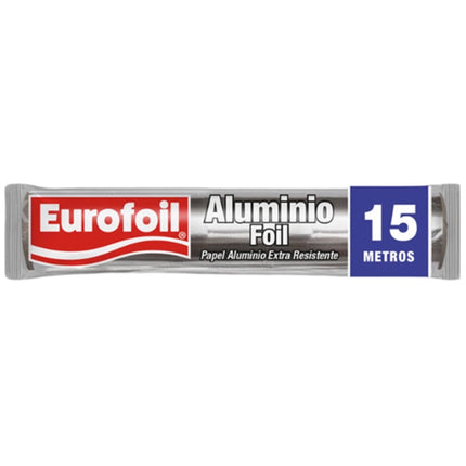 Papel Aluminio15 Metros Sin Corte, Un