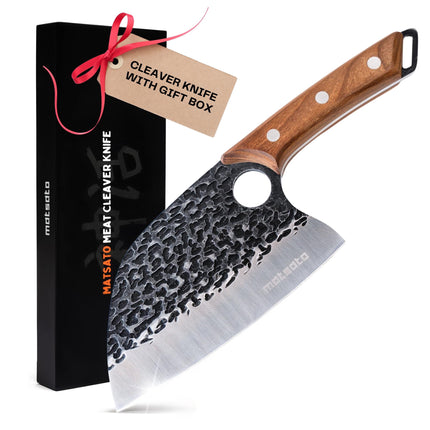 Cuchillo Matsato de acero japonés de 14,7 cm para carne y verduras