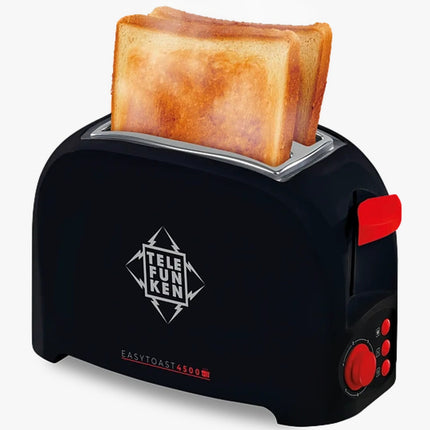 Tostador Eléctrico Telefunken EasyToast 4500 2 Rebanadas De Pan Potencia de 900W