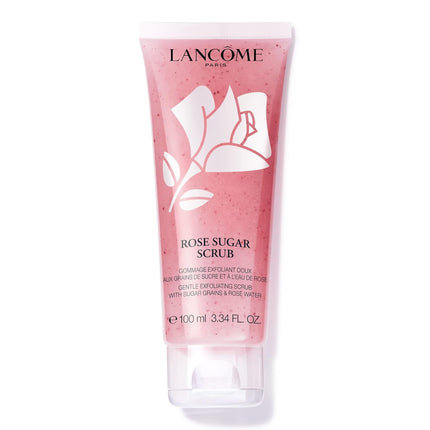 Exfoliante facial Lancôme Rose Exfoliating con granos de azúcar, 100 ml