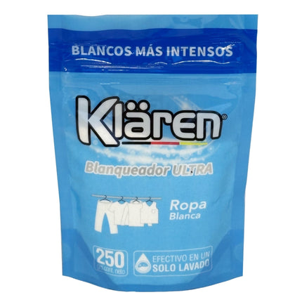 Blanqueador Polvo Ultra Blanco Caja, 250 g