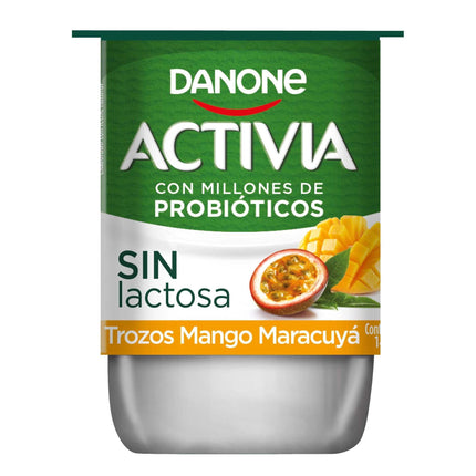 Yoghurt con Probiótico con Trozos Mango Maracuyá Pote, 140 g | Apishop