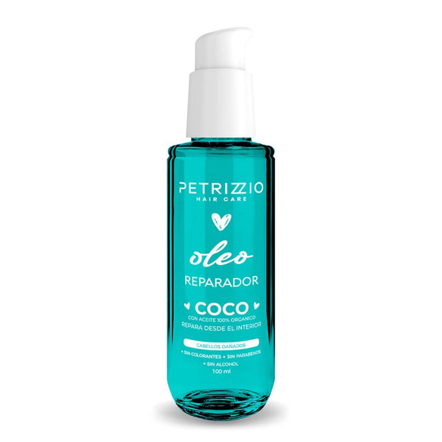 Aceite Capilar Petrizzio hair care reparador coco, 100 ml