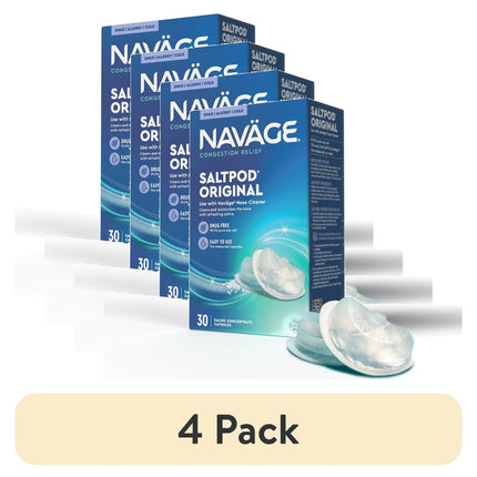 Navage SaltPods Original 4 Pack 30 Capsulas Cuidado Nasal
