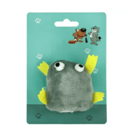 Juguete Para Gato En Forma De Rana Mascotas Gris