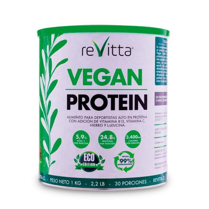 Proteina Vegana Vegan Protein 1 Kg. Sabor Vainilla