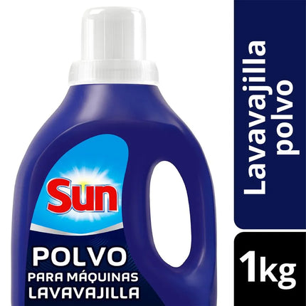 Detergente Lavavajilla Sun Polvo Máquina Botella 1 kg - Sun | Apishop