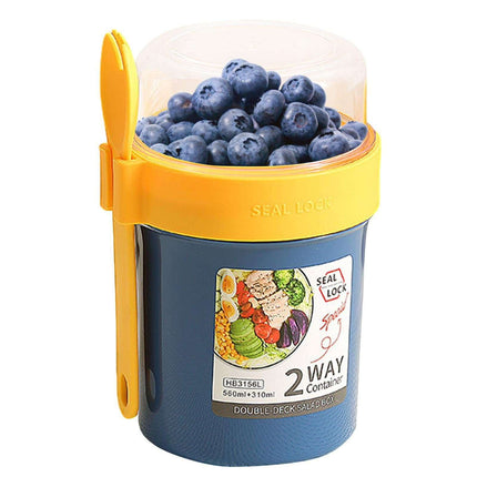 Vaso De Yogurt Bebidas Y Cereal Frutas Frutos Secos 560ml
