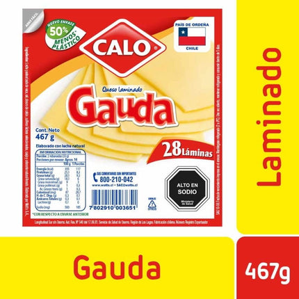 Queso Gauda Laminado, 467 g