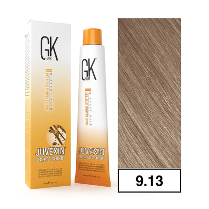 - Tintura Cream Color Permanente Vegana 100ml + Oxidante - 9.13 Rubio Muy Claro Dorado Cenizo