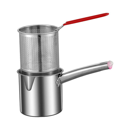 Olla De Leche Para Freidora, Olla Gruesa Para Mochilero, Restaurante, Comedor, Pequeña