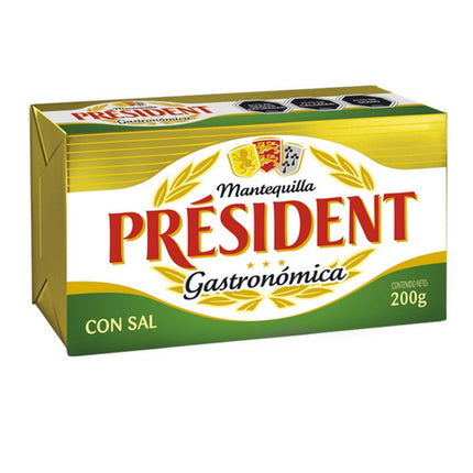 Mantequilla Con Sal Tradicional, 200 g - Président | Apishop