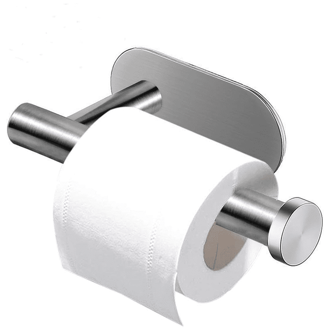 Porta Confort Baño Acero Inoxidable Estante Papel Higienico