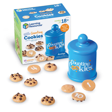 Galletas inteligentes para contar, 13 unidades, 18 meses o más, de Toy Learning Resources