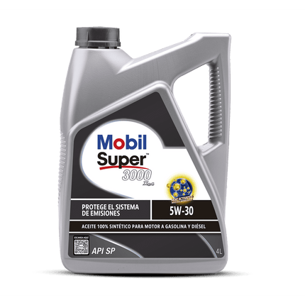 Aceite motor  Mobil Super 3000 xe4 5W-30, 4lt