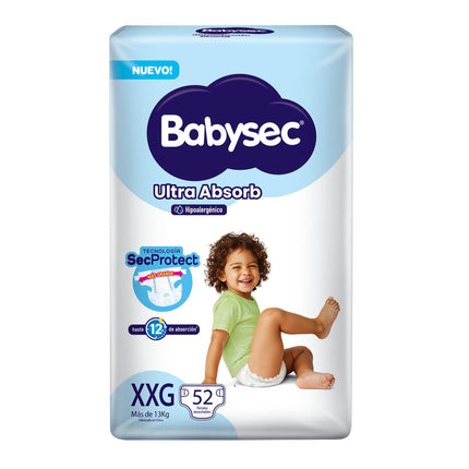 Pañales Babysec Ultra Absorb XXG