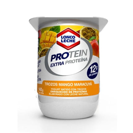 Yoghurt Protein con trozos Sabor Mango Maracuyá Pote, 140 g | Apishop