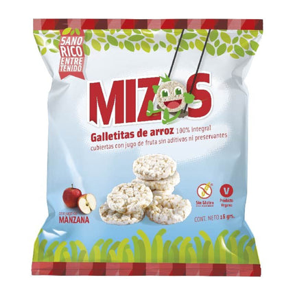 Galletas de arroz Manzana, 16 g