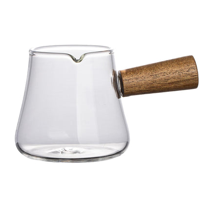 Jarra De Salsa De Vidrio Resistente Al Calor, Versátil, Triple Vaso Para Barista, 110ml