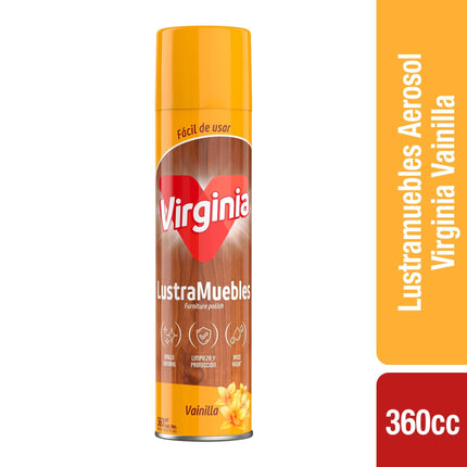 Lustra Muebles  Aerosol Vainilla Lata, 360 cc