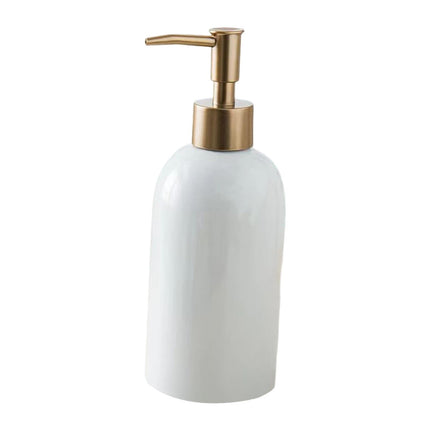 Dispensador De Jabón Vacío De Botella De Bomba De Líquido De Mano Portátil Para Enjuague Bucal De Maquillaje Blanco