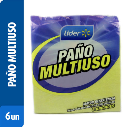 Paño Multiuso Bolsa, 6 Un