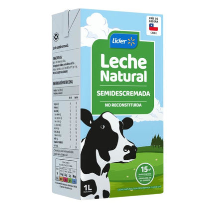 Leche Semidescremada., 1 L