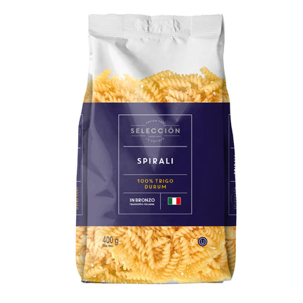 Fideo Pasta Spirali Bolsa, 400 g