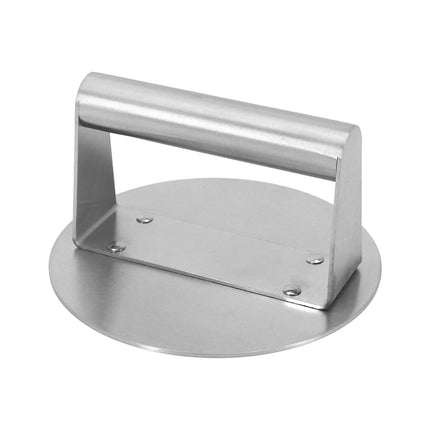 Presione El Prensador De Galletas Plano Burger Smasher Para Paninis, Cocina, Regalos Para Amantes De La Barbacoa, Redondo