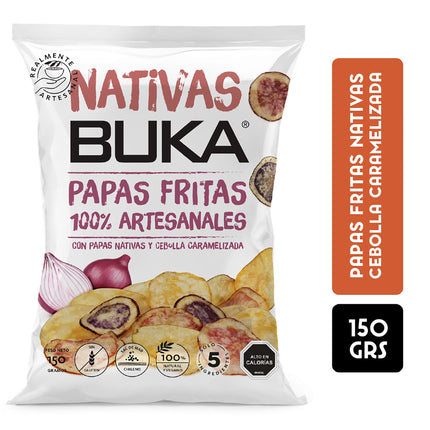 Papas Fritas Artesanales Cebolla Caramelizada, 150 g