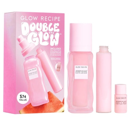 Kit de cuidado de la piel Glow Recipe Double The Glow Tónico e Hidratante