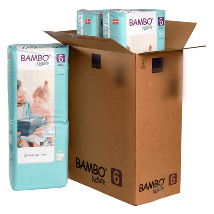 Caja Pañales Ecológicos Ecofriendly, Talla XXL, 120 unidades