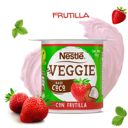 Alimento De Coco Frutilla, 115 g - Nestlé Veggie | Apishop