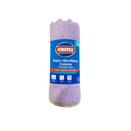 Paño Microfibra Colors, 3 Un